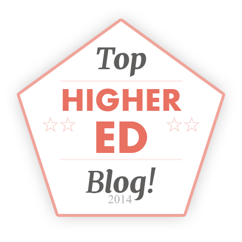 2014 Top Higher Ed Blog Badge V2