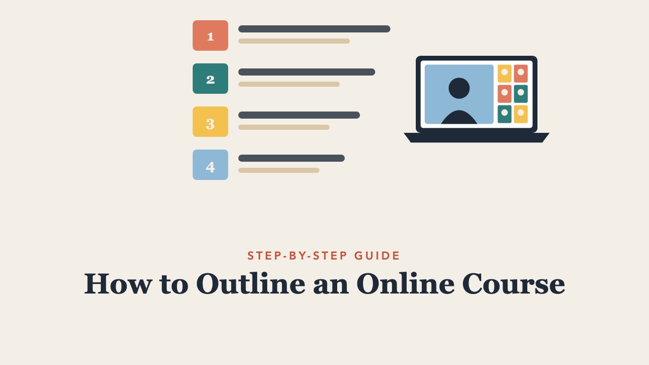 How to Outline an Online Course: Step-by-Step With Template