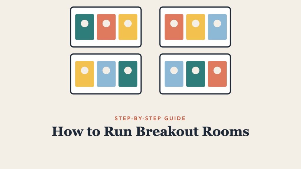 Illustration for the guide: How to Run Breakout Rooms in Online Sessions