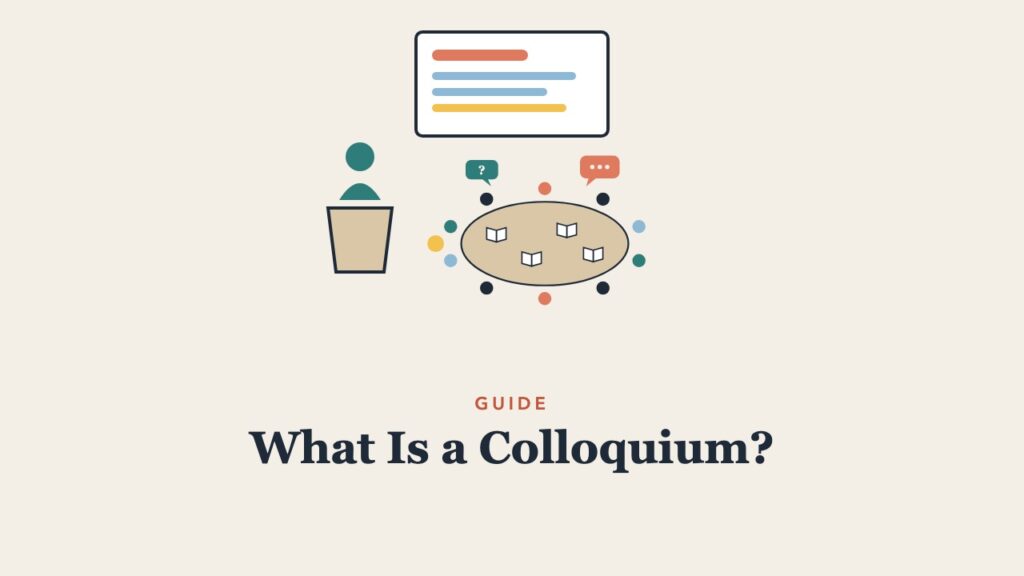 Illustration for the guide: What Is a Colloquium? Meaning and Examples