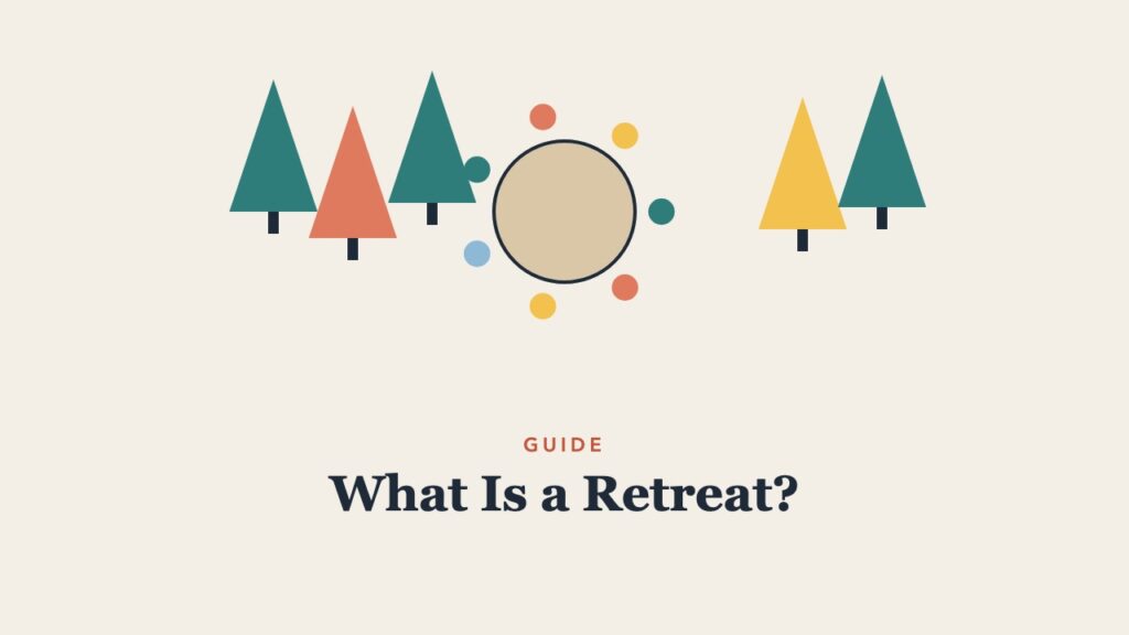 Illustration for the guide: What Is a Retreat? Retreat vs. Offsite Explained