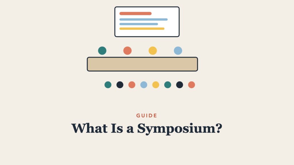 Illustration for the guide: What Is a Symposium? Meaning, Format, and Examples